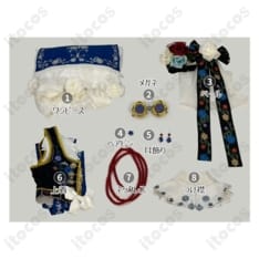 Identity V 第五人格 調香師 鳩のジュディス 高再現・快適な着心地のゴシック衣装 - 4枚目の画像（サムネイル）