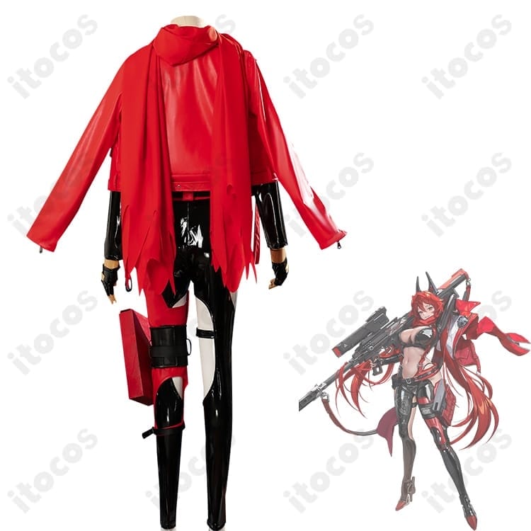 勝利の女神：NIKKE レッドフード コスプレ衣装 高再現×快適設計で撮影・イベントに最適 - 3枚目の画像