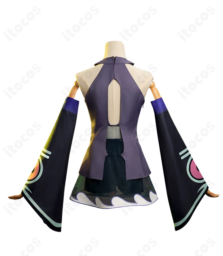 初音ミク ムウマージ コラボ衣装の背面全体画像