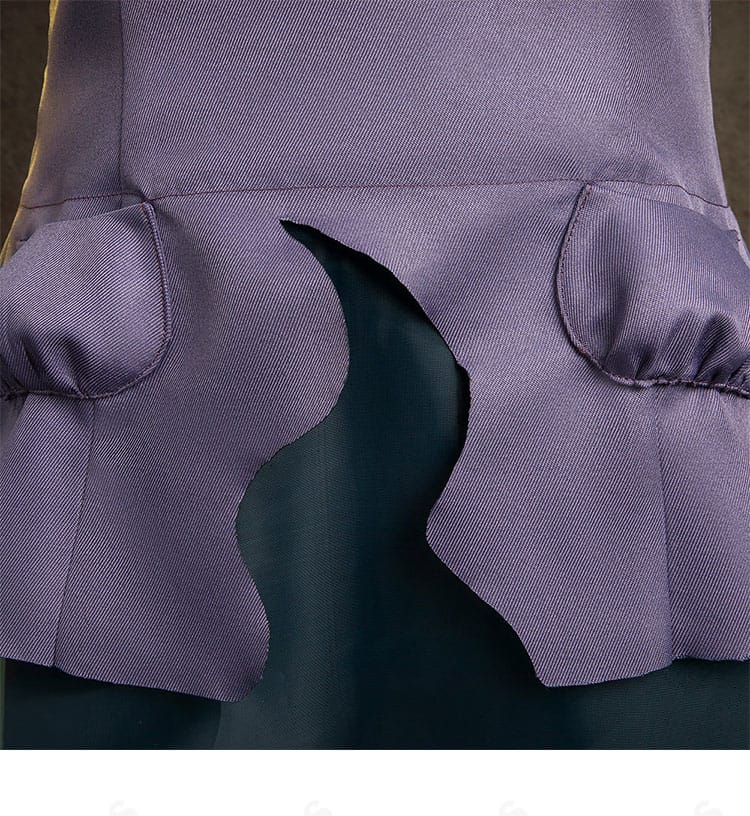 小物袋装飾のクローズアップ（配色と形状の詳細）