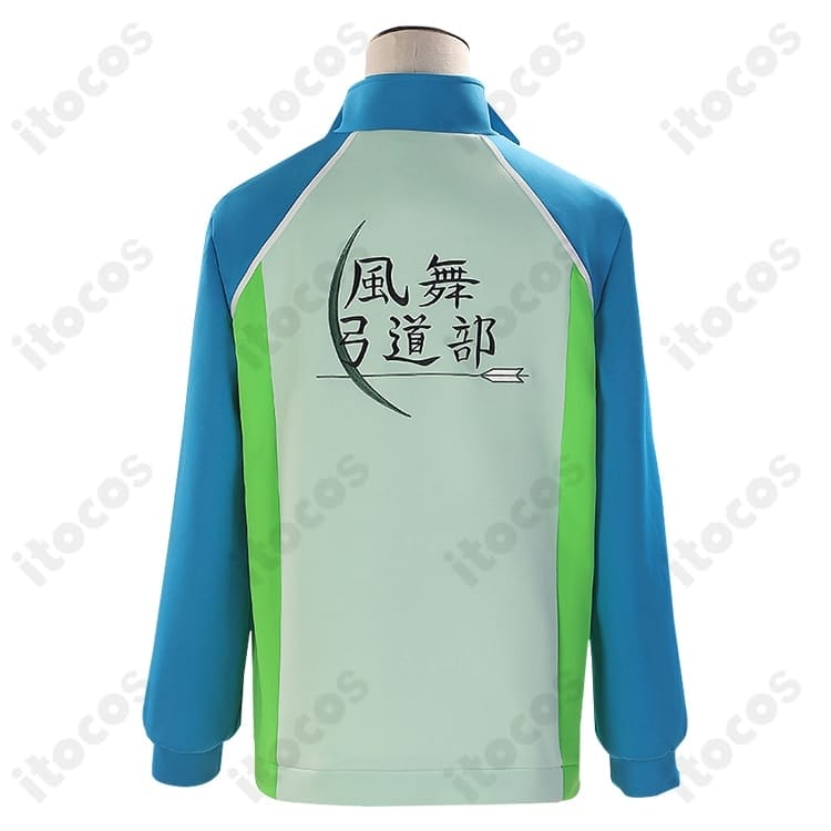 ツルネ 風舞高校弓道部 コート衣装｜丁寧縫製で高再現、イベント・撮影に最適 - 2枚目の画像