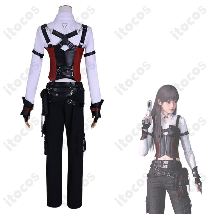 恋と深空 主人公 戦闘服コスプレ｜高再現ディテールで動きやすく撮影映え - 2枚目の画像