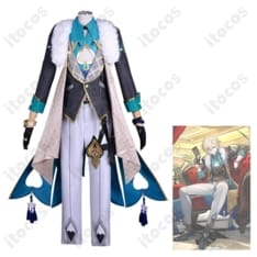 崩壊：スターレイル アベンチュリン衣装｜高発色×精緻刺繍で高再現、イベント・撮影に最適 - 1枚目の画像（サムネイル）