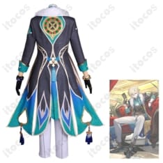 崩壊：スターレイル アベンチュリン衣装｜高発色×精緻刺繍で高再現、イベント・撮影に最適 - 2枚目の画像（サムネイル）