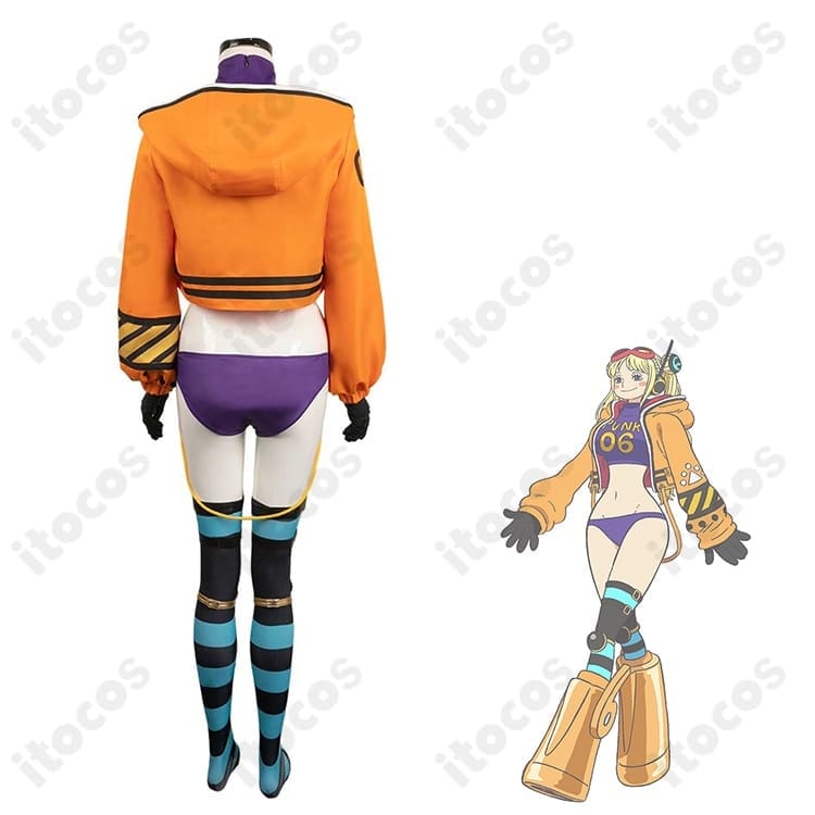 ONE PIECE ヨーク（PUNK-06 欲）エッグヘッド衣装｜SF感と高再現でイベント・撮影に最適 - 3枚目の画像