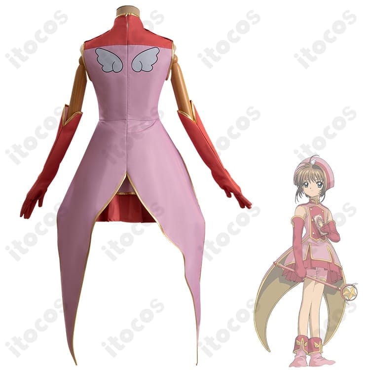 木之本桜 劇場版『封印されたカード』コスプレ衣装｜高再現設計で撮影もイベントも快適 - 3枚目の画像