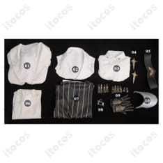 恋と深空 セイヤ コスプレ衣装 ゲーム版。騎士風の重厚シルエットで高再現、イベントと撮影に最適 - 4枚目の画像（サムネイル）