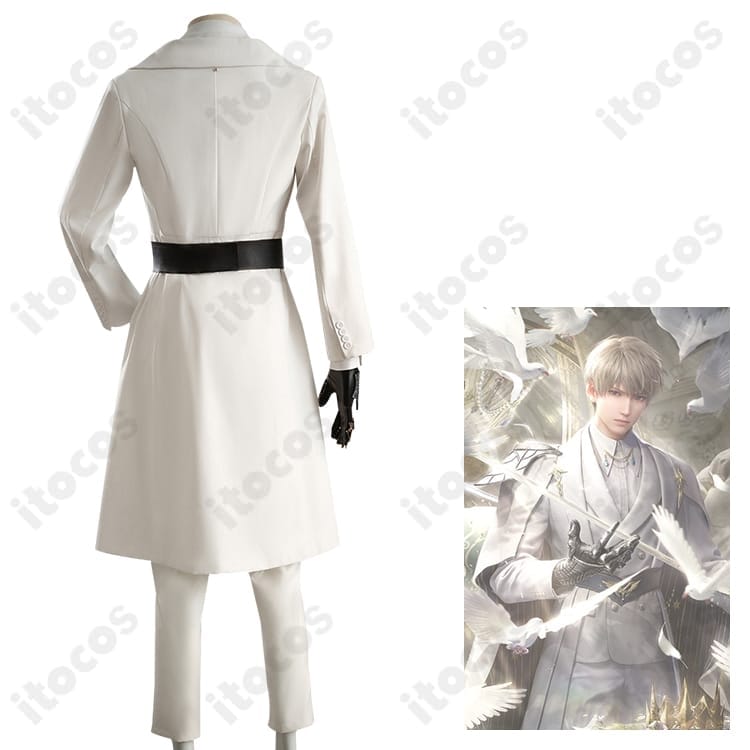 恋と深空 セイヤ コスプレ衣装 ゲーム版。騎士風の重厚シルエットで高再現、イベントと撮影に最適 - 3枚目の画像