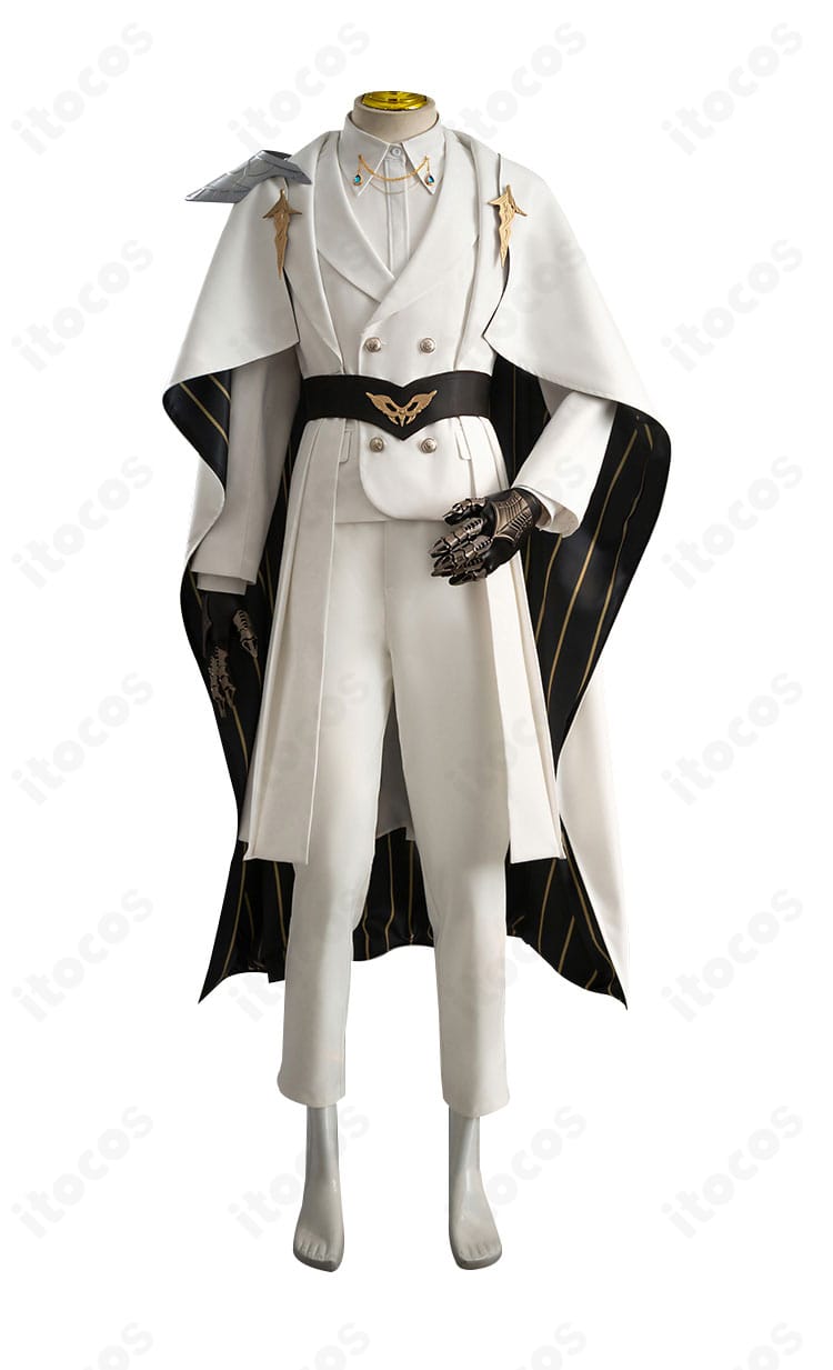 恋と深空 セイヤ コスプレ衣装の正面。胸飾りとコートのラインが際立つ画像