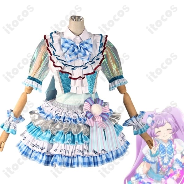 プリパラ 真中らぁら 1周年記念コスプレ衣装 高再現で可愛い、イベント・撮影に最適