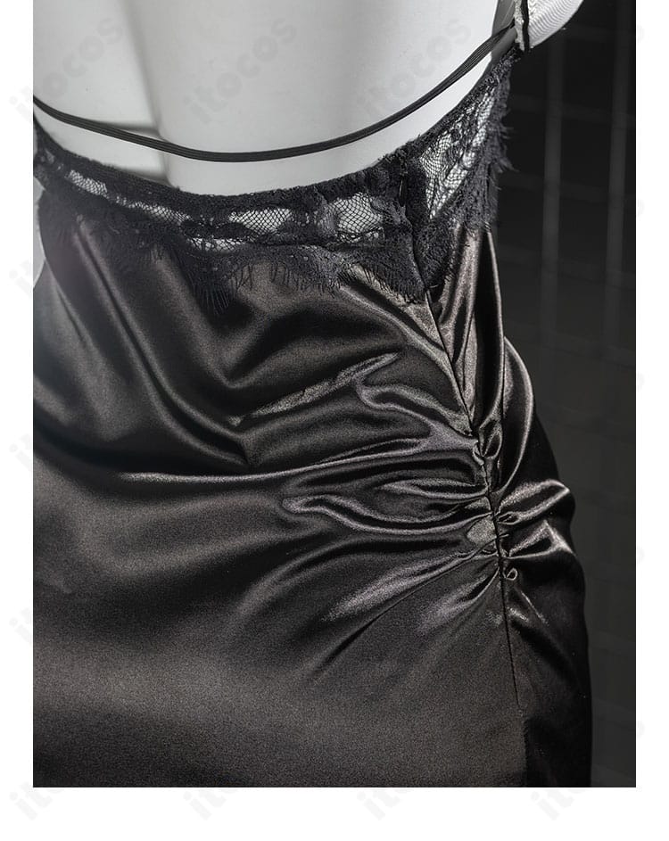 無期迷途 エブン コスプレ衣装 スカートウエスト部。ウエストの形状とフィット感を示すディテール。