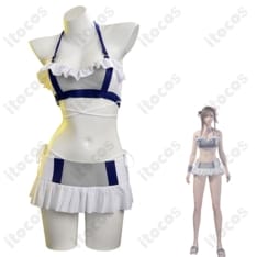 FF7 ティファ・ロックハート シャインフリッパー水着 高再現で快適、撮影・イベントに最適 - 1枚目の画像（サムネイル）