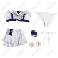 FF7 ティファ・ロックハート シャインフリッパー水着 高再現で快適、撮影・イベントに最適 - 5枚目の画像（サムネイル）