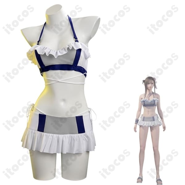 FF7 ティファ・ロックハート シャインフリッパー水着 高再現で快適、撮影・イベントに最適