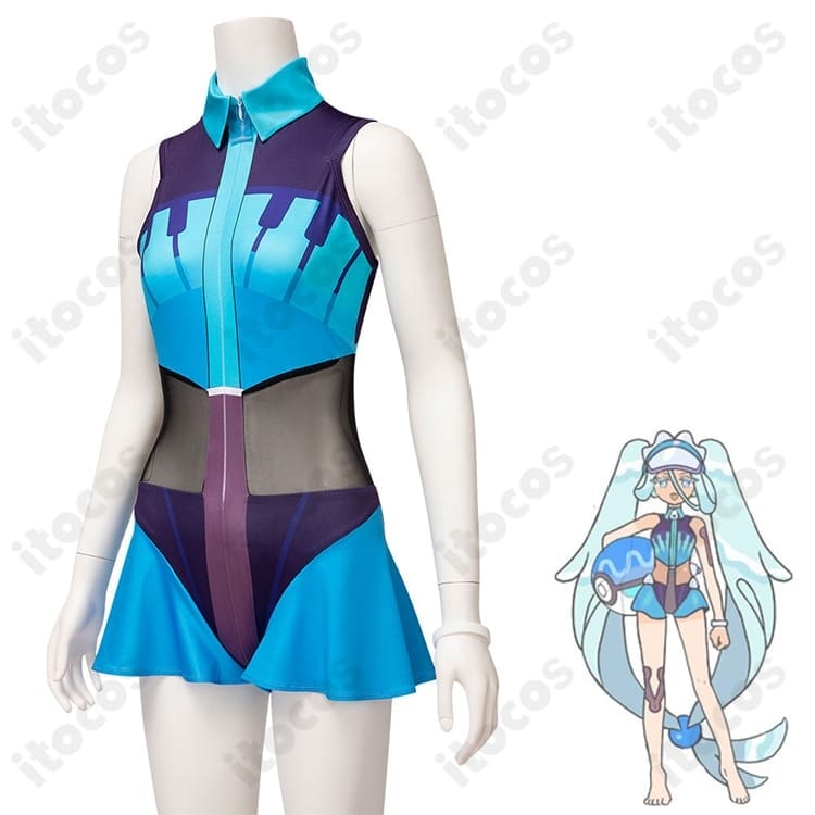 ポケットモンスター×初音ミク アシレーヌ衣装。エレガントな再現度で撮影・イベントに最適 - 2枚目の画像