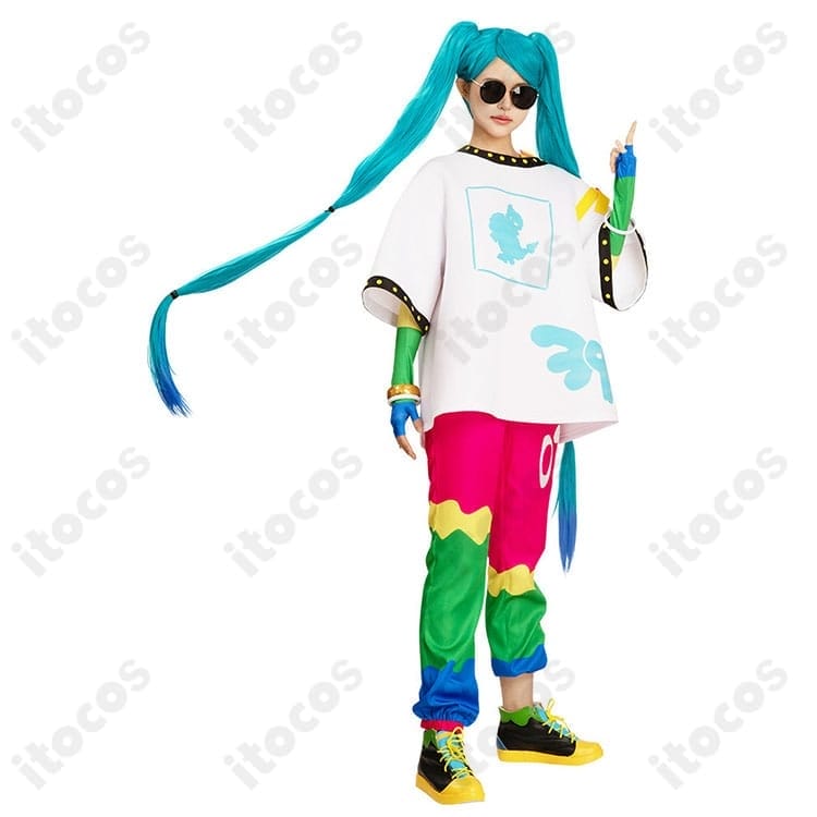初音ミク ペラップコラボ衣装｜高再現で軽やか、イベント＆撮影に最適なコスプレ - 4枚目の画像