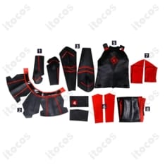 防振り メイプル（本条楓）高再現コスプレ衣装。イベントも撮影も映えるアーマーセット - 5枚目の画像（サムネイル）