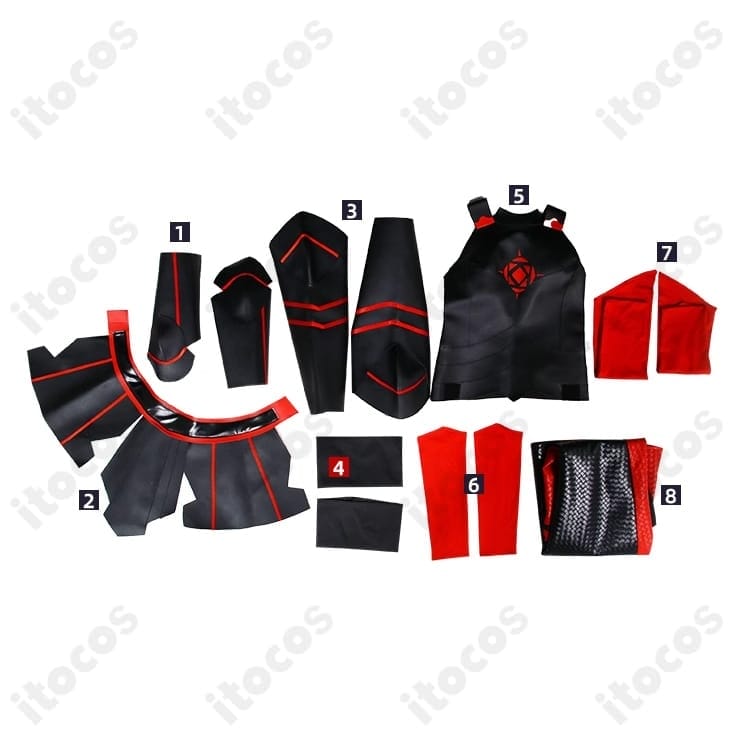 防振り メイプル（本条楓）高再現コスプレ衣装。イベントも撮影も映えるアーマーセット - 5枚目の画像