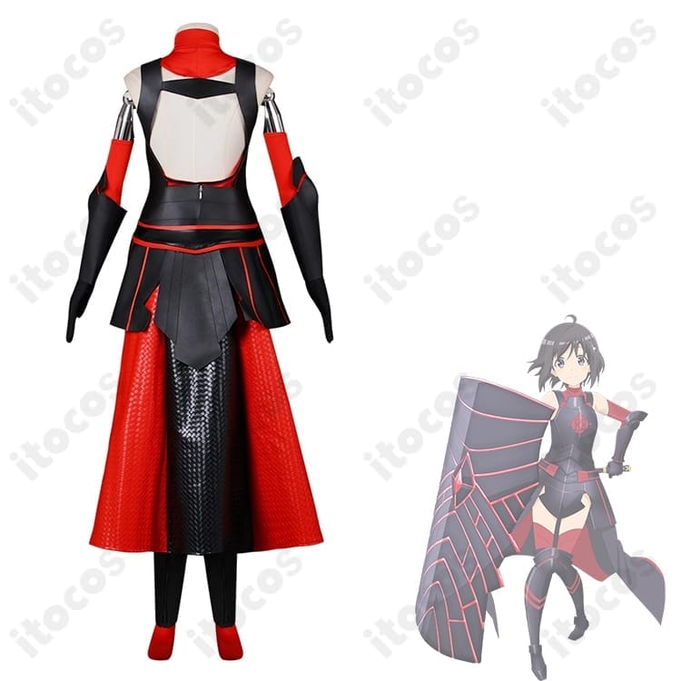 防振り メイプル（本条楓）高再現コスプレ衣装。イベントも撮影も映えるアーマーセット - 4枚目の画像