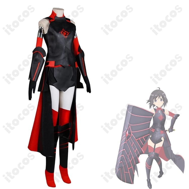 防振り メイプル（本条楓）高再現コスプレ衣装。イベントも撮影も映えるアーマーセット - 2枚目の画像