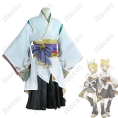 陰陽師×初音ミク 鏡音レン和装コラボ衣装 高再現で軽やか、撮影会・イベントに最適 - 2枚目の画像（サムネイル）