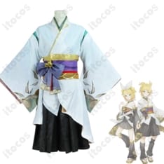 陰陽師×初音ミク 鏡音レン和装コラボ衣装 高再現で軽やか、撮影会・イベントに最適 - 1枚目の画像（サムネイル）