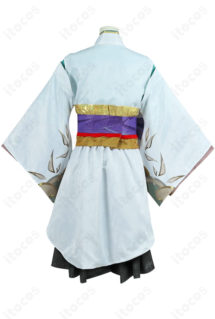 鏡音レン 陰陽師コラボ衣装・背面。背中の配色と装飾配置を忠実に再現。