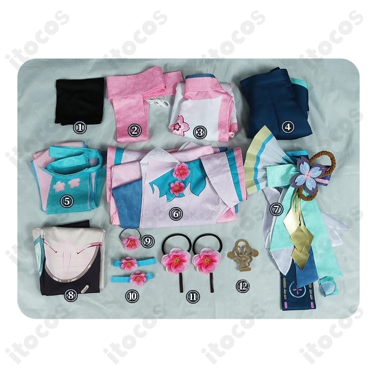 初音ミク 陰陽師コラボ衣装 和装コスプレ｜高再現で華やか、撮影とイベントに最適 - 4枚目の画像