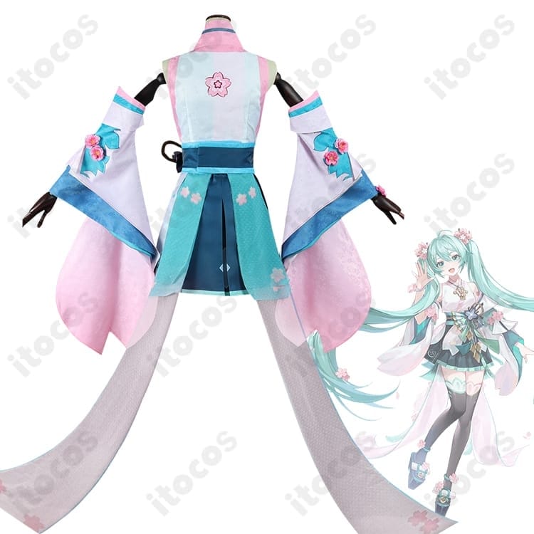 初音ミク 陰陽師コラボ衣装 和装コスプレ｜高再現で華やか、撮影とイベントに最適 - 3枚目の画像