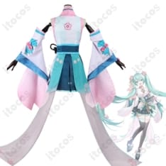 初音ミク 陰陽師コラボ衣装 和装コスプレ｜高再現で華やか、撮影とイベントに最適 - 3枚目の画像（サムネイル）