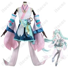 初音ミク 陰陽師コラボ衣装 和装コスプレ｜高再現で華やか、撮影とイベントに最適 - 1枚目の画像（サムネイル）