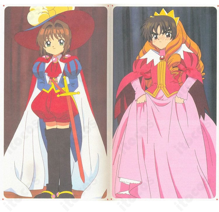 木之本桜の王子様コスプレ衣装を着用したイメージ。カードキャプターさくらの世界観を忠実再現した全身スタイル