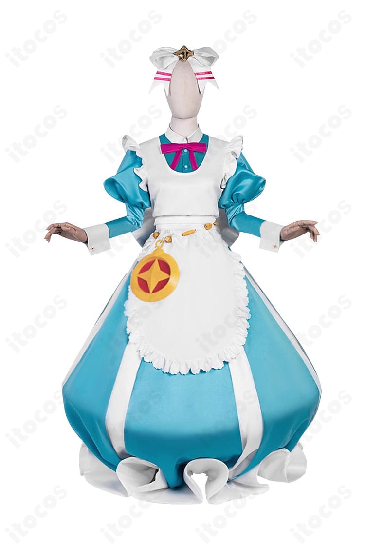 魔法少女にあこがれて 杜乃こりす ネロアリス衣装 正面。トップス・エプロン・スカートのラインが分かる高再現ディテール。