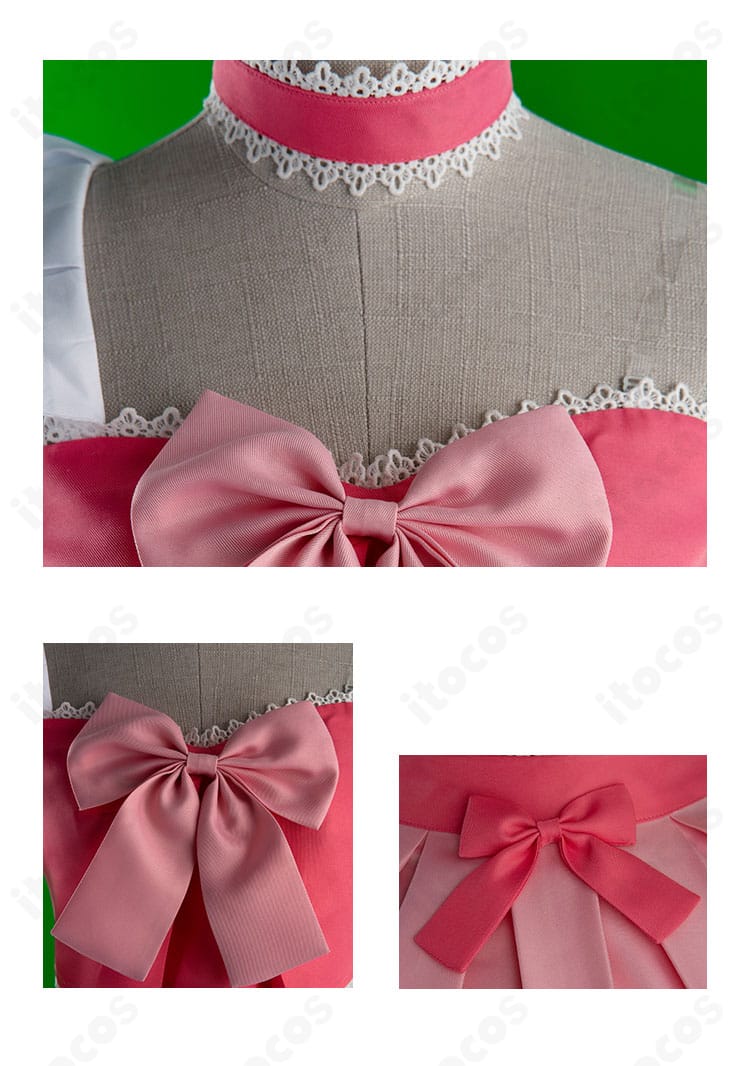 春音あいら コスプレ衣装の蝶モチーフ装飾アップ。輝きと輪郭の表現でアクセントを強調したディテール。