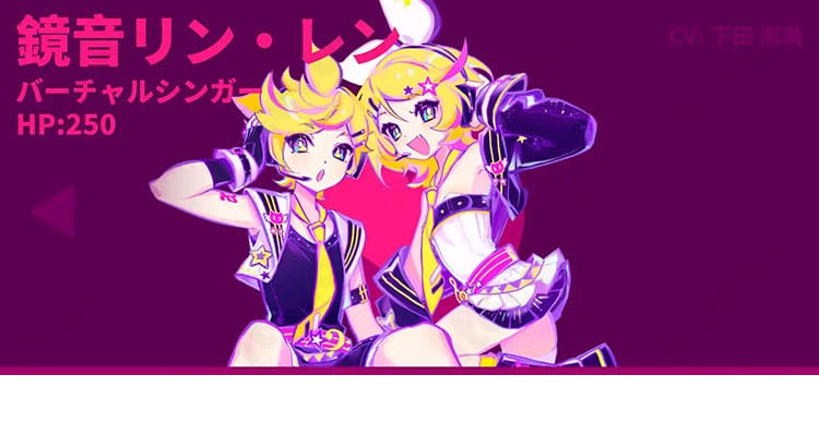 鏡音リン『Muse Dash』コラボver. コスプレ衣装の全身像。ポップな配色とステージ映えするシルエットを忠実に表現したITOCOS製。