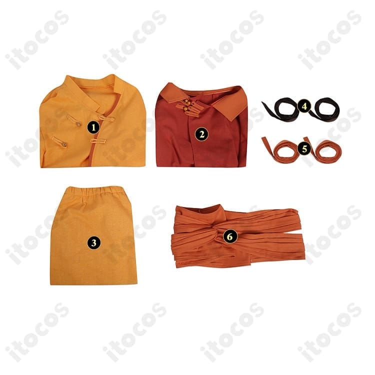 アバター 伝説の少年アン｜アン 実写版僧衣コスプレ 高再現で動きやすく撮影映え - 6枚目の画像