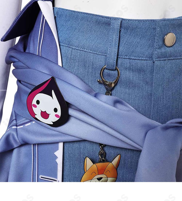 キリコ コスプレ衣装 ショートパンツの装飾ディテール