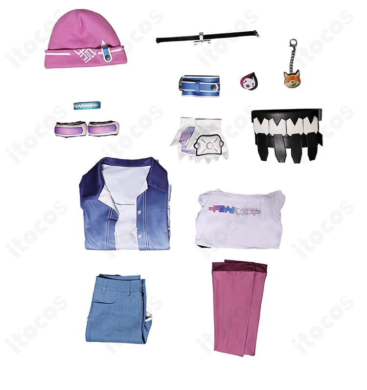 オーバーウォッチ2 LE SSERAFIMコラボ キリコ コスプレ衣装 セット内容一式