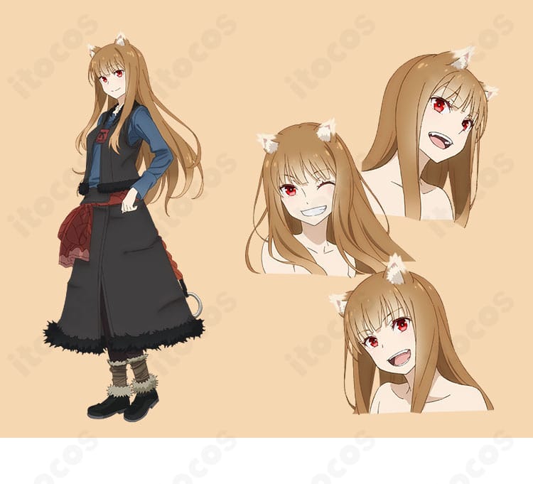 『狼と香辛料』ホロのコスプレ衣装参考用キャラクターイメージ