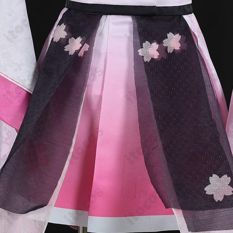 初音ミク 桜ミク（陰陽師コラボ）コスプレ衣装。和風×桜が華やか、撮影・イベントで高再現 - 4枚目の画像