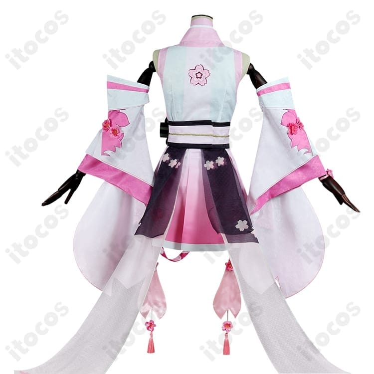 初音ミク 桜ミク（陰陽師コラボ）コスプレ衣装。和風×桜が華やか、撮影・イベントで高再現 - 3枚目の画像