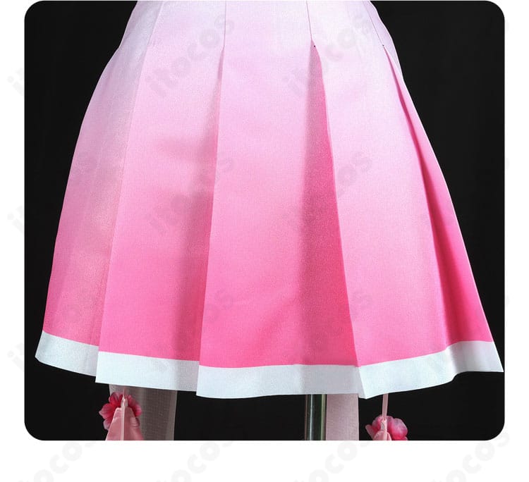 桜ミク衣装のスカート全体ディテール。シルエットとデザイン配置の見え方。