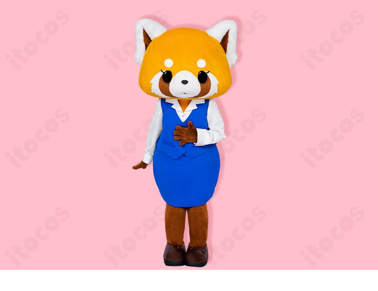アグレッシブ烈子の烈子（レッサーパンダ）公式イメージ。可愛らしい表情のキャラクターイラスト。