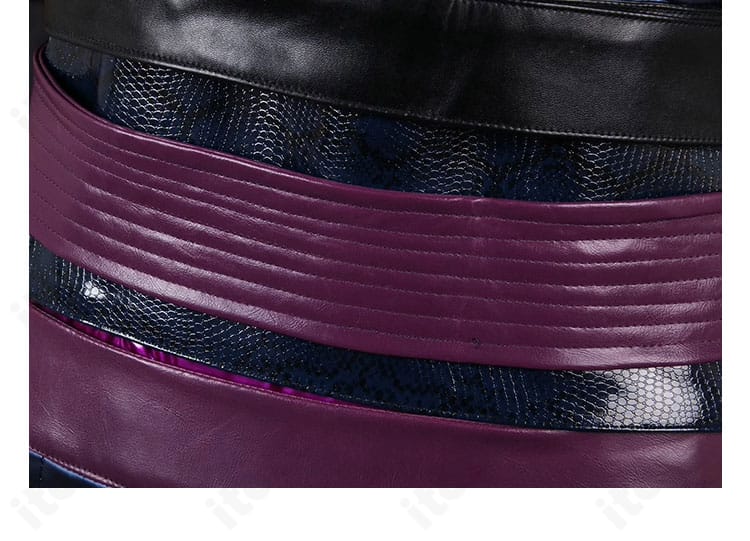 マル・バーサ衣装 腰部の装飾ディテール。ベルトまわりの豪華なデザイン。