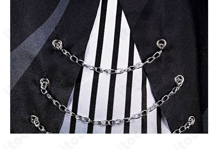 リバース：1999 バルーンパーティー スカートのチェーン装飾ディテール