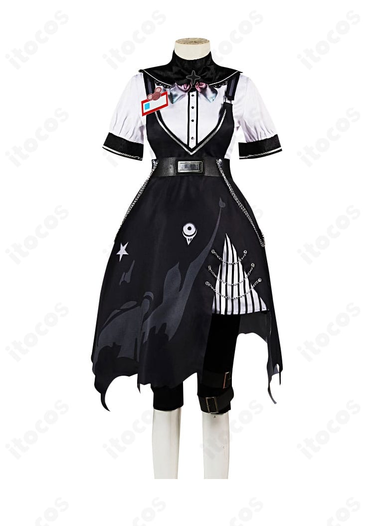 リバース：1999 バルーンパーティー ワンピース正面ディテール。胸元と装飾の質感