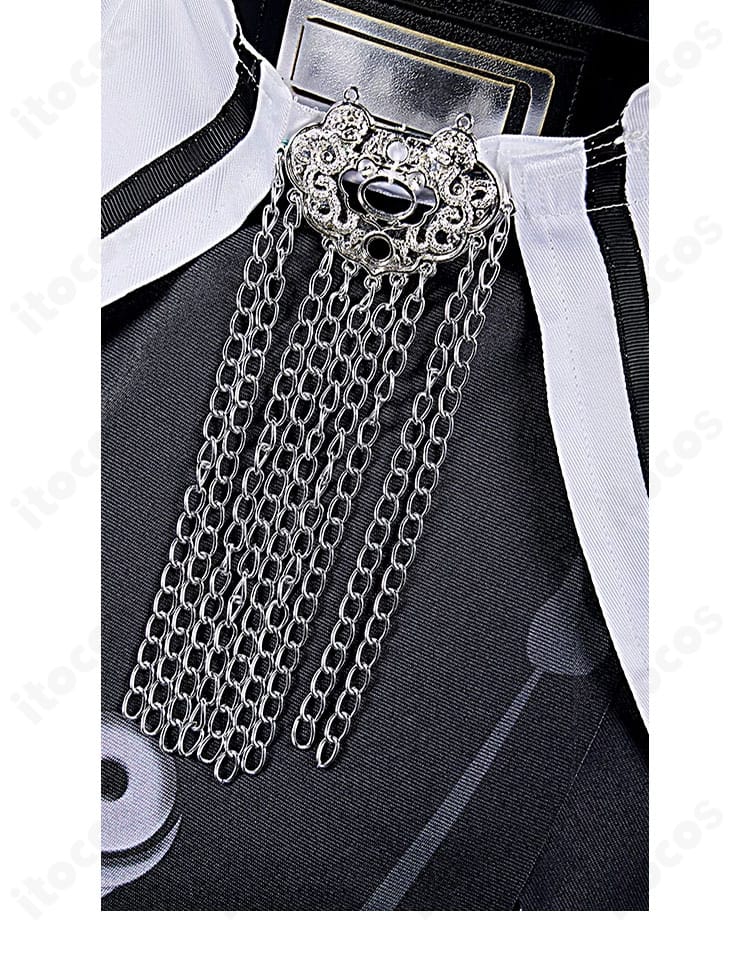 リバース：1999 バルーンパーティー 腰部装飾ディテール。ベルトコンポーネントの質感