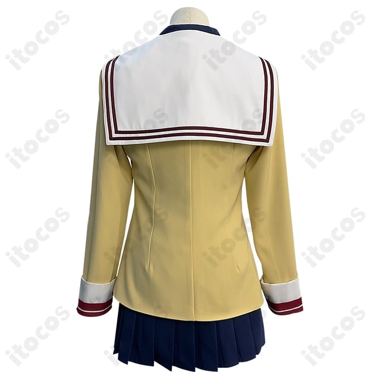 CLANNAD 古河渚・光坂高校冬制服コスプレ 高再現で撮影映え、XS〜XXL対応 - 4枚目の画像
