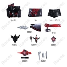 崩壊：スターレイル 黄泉 戦闘服コスプレ｜高発色刺繍で高再現、撮影・イベントに最適 - 5枚目の画像（サムネイル）