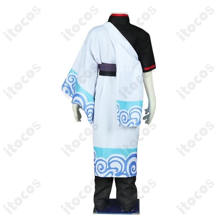 銀魂 坂田銀時 通常衣装コスプレ 高再現×快適設計で撮影もイベントも映える - 3枚目の画像